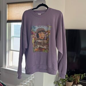 Rita Row Purple Graphic Sweatshirt